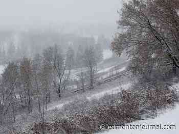 Edmonton weather: Roadways reopen while heavy snowfall continues