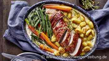 Gnocchi mit Schweinefilet in Rahmsoße
