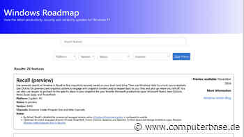 Neue Funktionen im Überblick: Microsoft veröffentlicht eine Windows-Roadmap