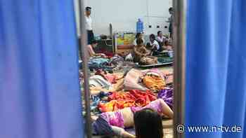 "Massen-Opfer-Gebiet": Ärzte nach Erdbeben in Myanmar komplett überlastet