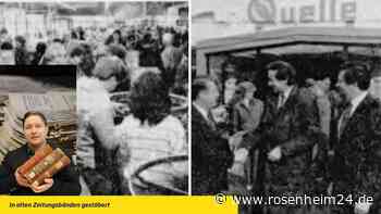 Volksfest-Stimmung bei Eröffnung, Einkauf per „High Tech“: Vor 40 Jahre kam „Quelle“ nach Rosenheim