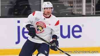Brad Marchand to make Panthers' debut Friday against Utah