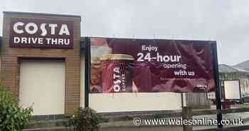 Costa opens first 24-hour drive-thru in Wales