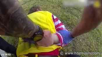 Bodycam shows clown tussling with officer, calling him ‘stupid' in Palm Bay arrest