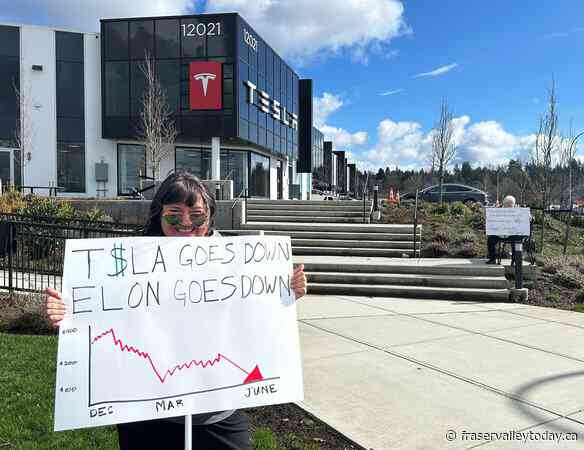 Vancouver police deploying big presence to ‘maintain order’ at anti-Tesla protests