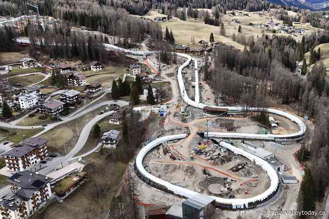Bobsled officials rave about Cortina track, a good sign for 2026 Olympics being held there