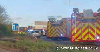 M5 traffic delays due to rush hour crash