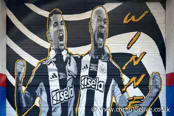 American Newcastle United fan creates stunning mural of Bruno and Joelinton in Texas