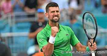 Novak Djokovic kan 100e toernooizege bijna ruiken na bereiken finale in Miami