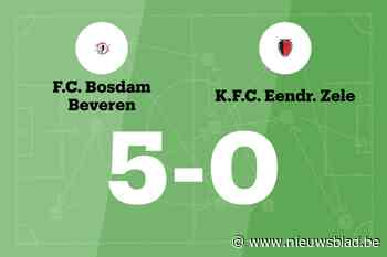 Bosdam Beveren B beëindigt reeks nederlagen in de wedstrijd tegen Eendracht Zele B