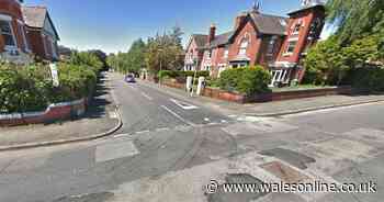 Woman dies after car chased by police smashes into her vehicle and occupants run away