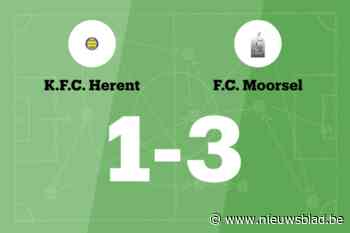 Vier opeenvolgende overwinningen voor Moorsel na 1-3 zege tegen Herent B