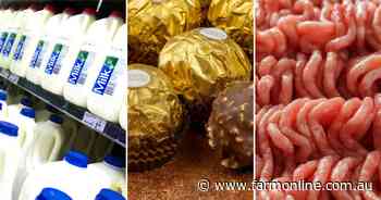 Aussies swapping sweets for meats and skipping milk as eating habits evolve