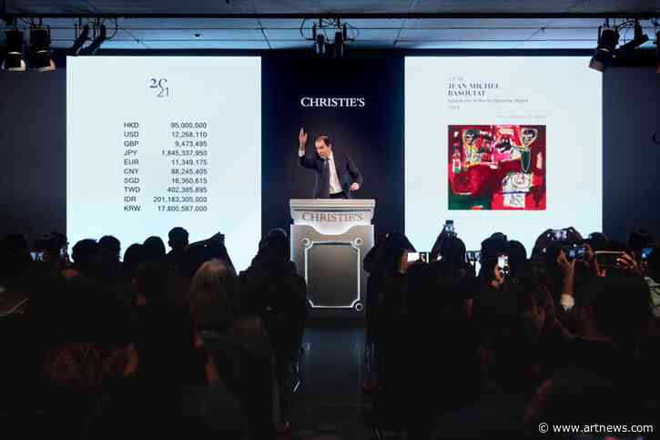 Christie’s 20th/21st-Century Evening Sale in Hong Kong Totals $73.3 M.