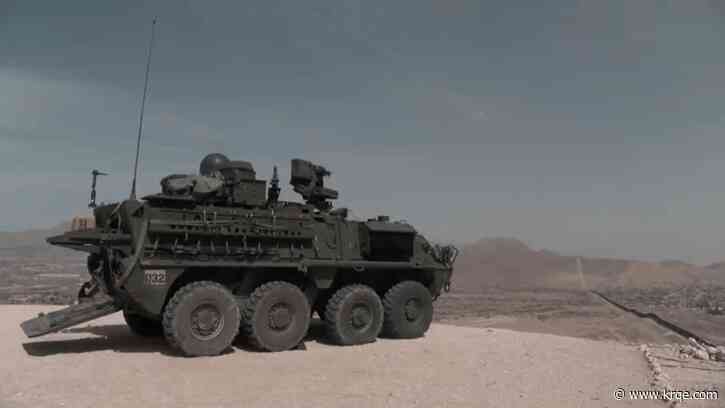 Stryker team deployed to New Mexico's southern border under president's directive