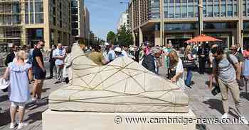 Let us know what you think about the quirky sculpture outside Cambridge Station