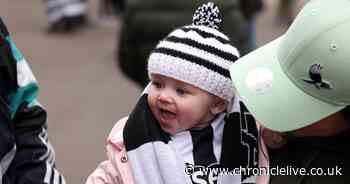 Meet five-month-old Darcie - one of Newcastle United's youngest fans who is already 'football mad'