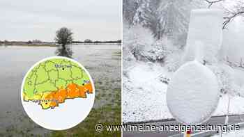 Bis zu 20 Zentimeter: DWD mit amtlicher Warnung vor Schnee und Dauerregen in Bayern