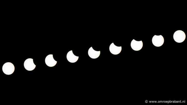 Zo zag de zonsverduistering er in Brabant uit: 'Het leek op een kaasblokje'