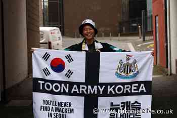 Newcastle fan travels 5,000 miles from South Korea to be part of Carabao Cup parade celebrations