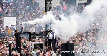 Wor Flags unveil incredible Eddie Howe tribute at Newcastle United parade as fans stunned