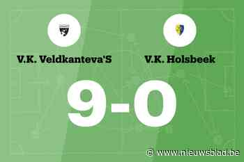 Vier opeenvolgende overwinningen voor VK Veldkanteva's na 9-0 tegen Holsbeek B