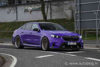 Gespot – De nieuwe M5 op hele dikke sloffen