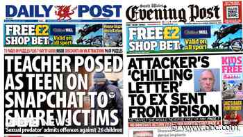 Attacker's 'chilling letter' and Snapchat 'sexual predator'