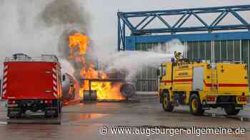 Alarm am Augsburger Flughafen: Es war die bislang größte Notfallübung