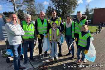Vijftig vrijwilligers maken Deerlijk schoner tijdens grote lenteschoonmaak