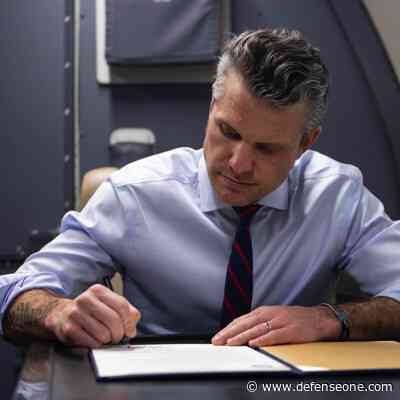 SecDef gives DOD leaders less than two weeks to lay out cuts, changes