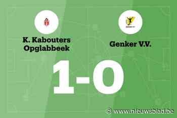 Reumers bezorgt Opglabbeek B zege tegen Genk VV B