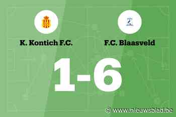 Vier opeenvolgende overwinningen voor Blaasveld na 1-6 tegen Kontich B