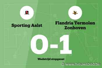 Match tussen Sp. Aalst en Termolen stopgezet