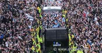 I thought I saw a party when Newcastle won the Carabao Cup but the parade took it up a notch