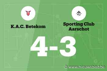 Betekom B wint met doelpunt verschil tegen SC Aarschot