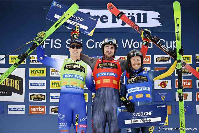Howden wins to close in on Crystal Globe, Hoffos second in ski cross