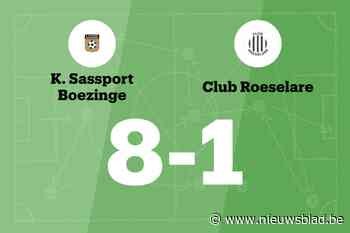 Sassport Boezinge overklast Club Roeselare