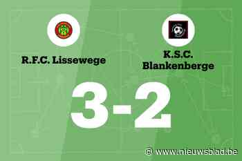 FC Lissewege verslaat SC Blankenberge B met 3-2