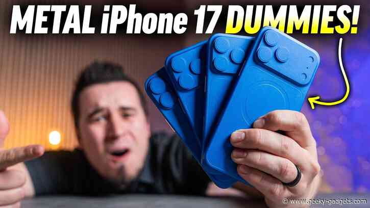 iPhone 17 METAL Dummies LEAKED! You’re Seeing This First!