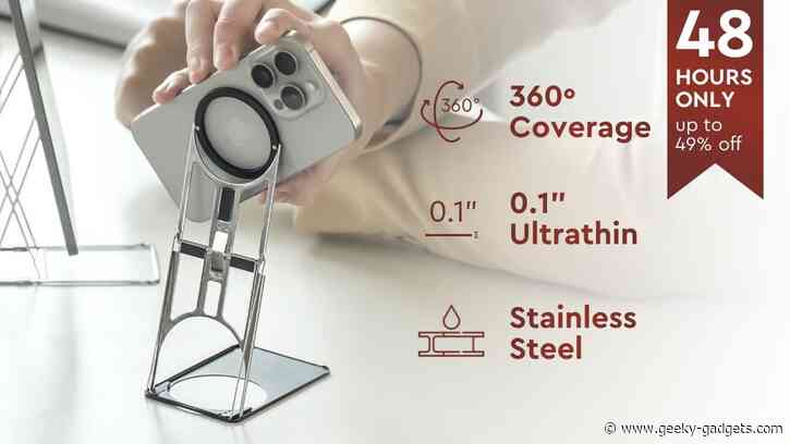 Majextand S: Magnetic, Adjustable Portable Phone Stand for Everyday Use