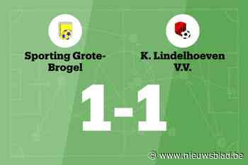 Aourz redt punt voor Grote Brogel tegen Lindelhoeven B