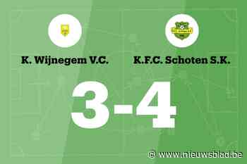 Schoten wint uit tegen VC Wijnegem B