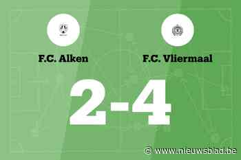 D. Poelmans scoort twee keer voor Vliermaal in wedstrijd tegen FC Alken