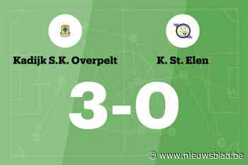 Kadijk wint de wedstrijd tegen St. Elen en beslist in de eerste helft