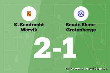 Eendracht Wervik beëindigt reeks nederlagen met zege tegen Eendracht Elene-Grotenberge