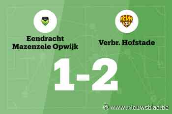 Hofstade in tweede helft voorbij Mazenzele Opwijk B