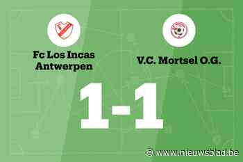 Los Incas en Mortsel OG B delen de punten