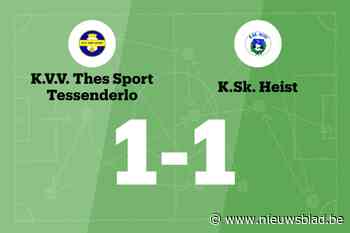 THES Sport en KSK Heist spelen 1-1