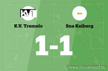 Tremelo en SNA Keiberg B delen de punten